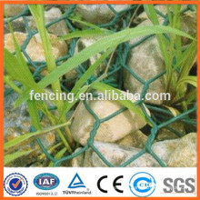 80*100mm top Quality Green PVC Coated Gabion Basket / Gabion Box Factory